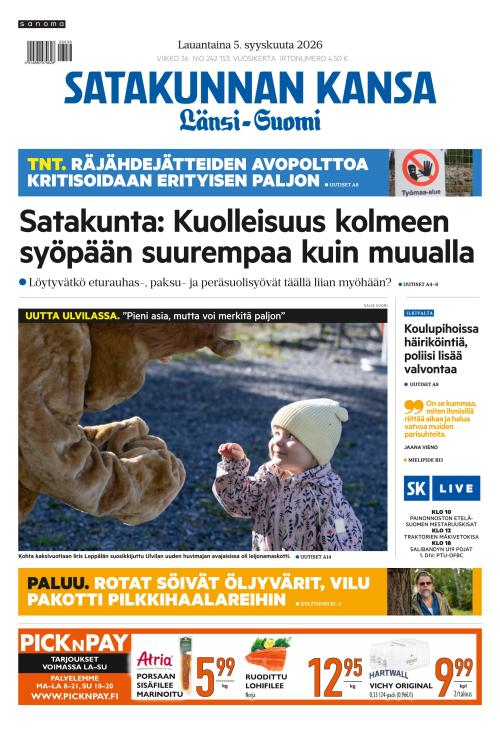 Satakunnan Kansa Länsi-Suomi 5.9.2026