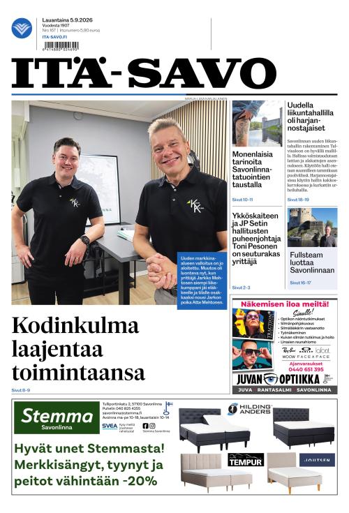Itä-Savo 5.9.2026