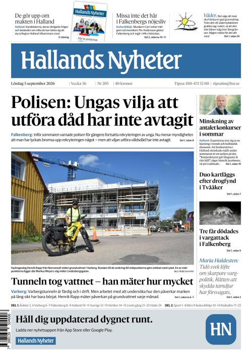 Hallands Nyheter 5.9.2026