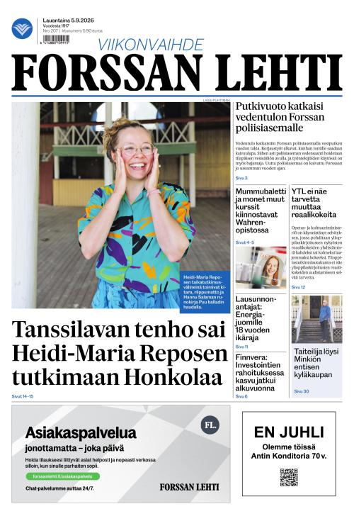 Forssan Lehti 5.9.2026