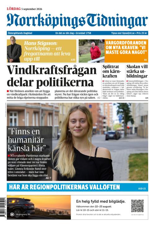 Norrköpings Tidningar 5.9.2026