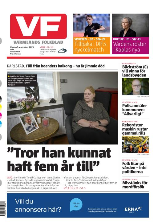Värmlands Folkblad 5.9.2026