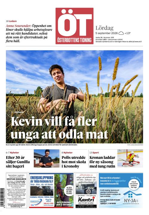 Österbottens Tidning 5.9.2026