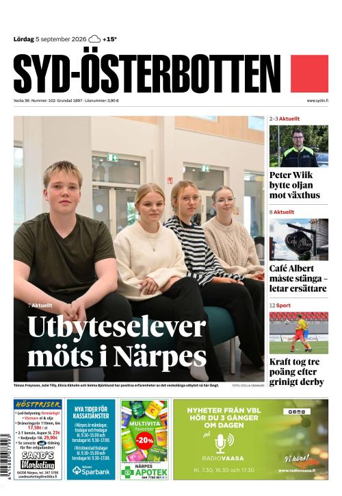 Syd-Österbotten 5.9.2026