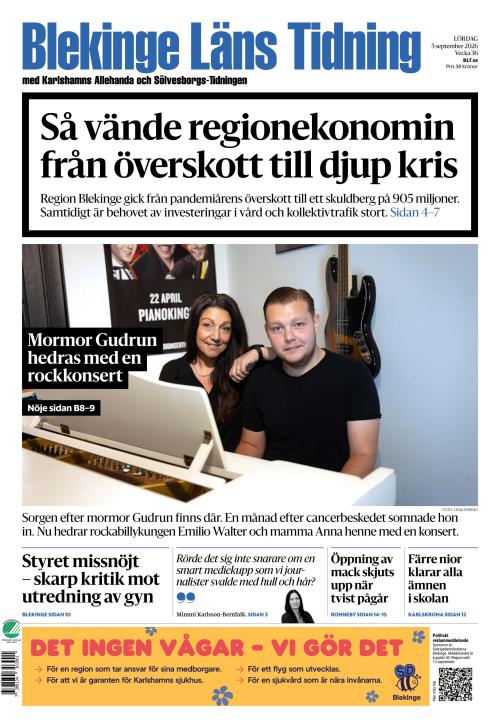 Blekinge Läns Tidning 5.9.2026