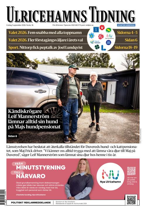 Ulricehamns Tidning 5.9.2026