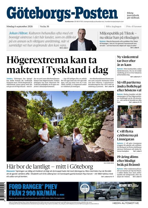Göteborgs-Posten 6.9.2026