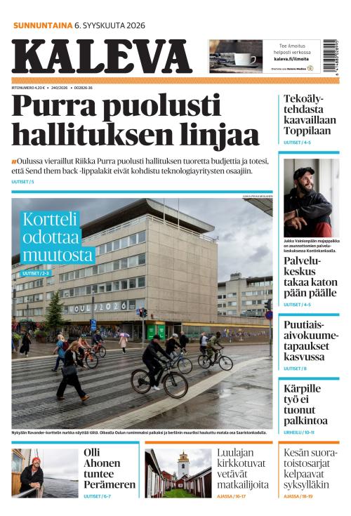 Kaleva 6.9.2026