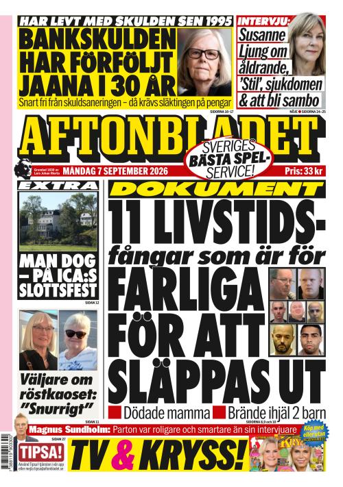 Aftonbladet 7.9.2026