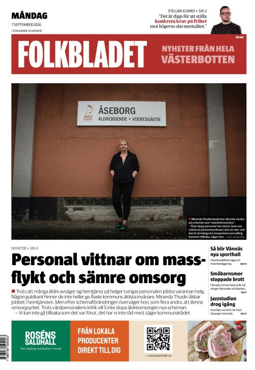 Folkbladet (Västerbotten) 7.9.2026