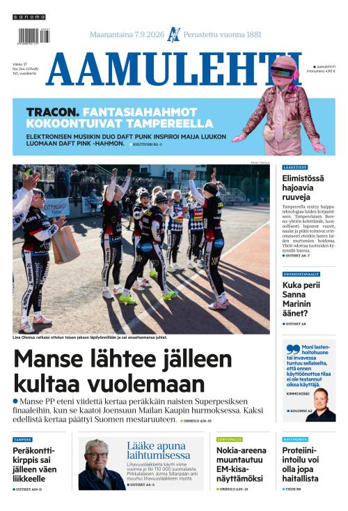 Aamulehti 7.9.2026