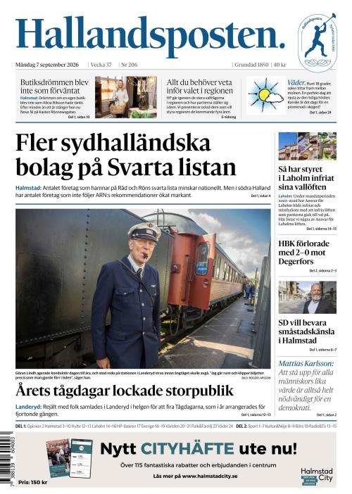 Hallandsposten 7.9.2026