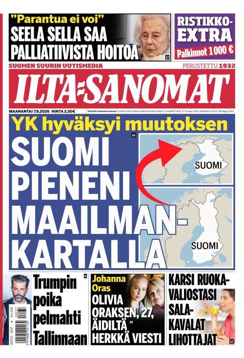 Ilta-Sanomat 7.9.2026