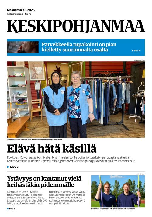 Keskipohjanmaa 7.9.2026