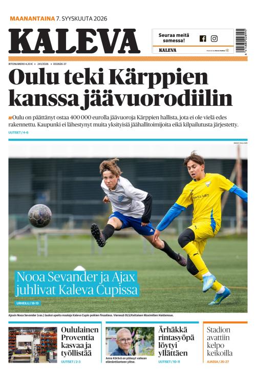 Kaleva 7.9.2026