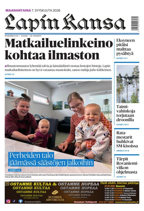 Lapin Kansa 7.9.2026