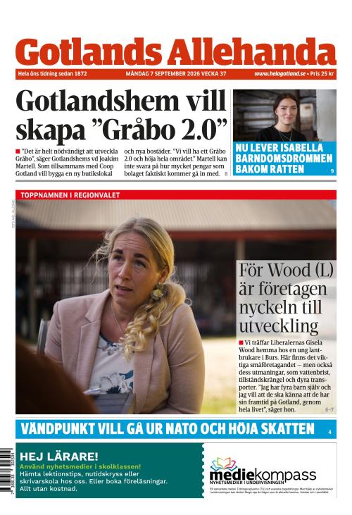 Gotlands Allehanda 7.9.2026