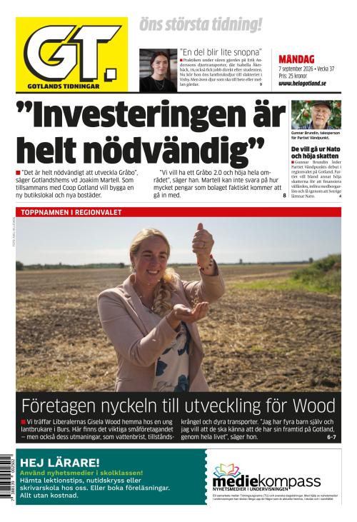 Gotlands Tidningar 7.9.2026