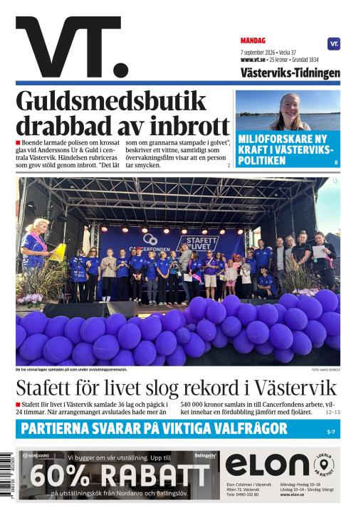Västerviks-Tidningen 7.9.2026