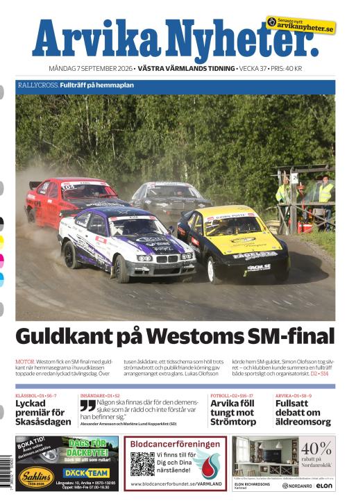 Arvika Nyheter 7.9.2026