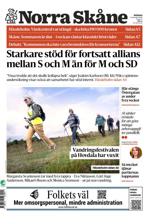 Norra Skåne 7.9.2026