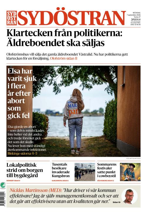 Sydöstran 7.9.2026
