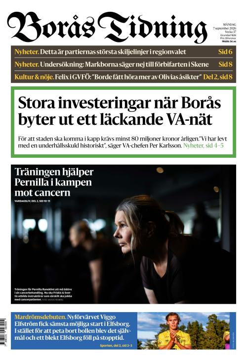 Borås Tidning 7.9.2026