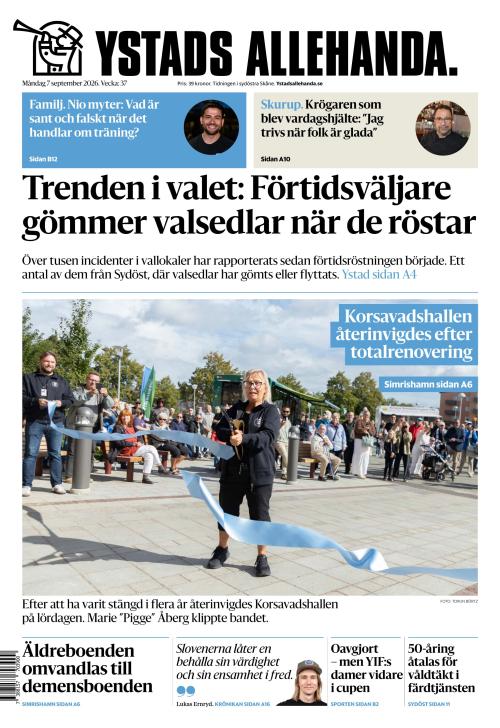 Ystads Allehanda 7.9.2026