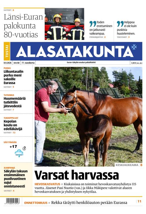Alasatakunta 8.9.2026