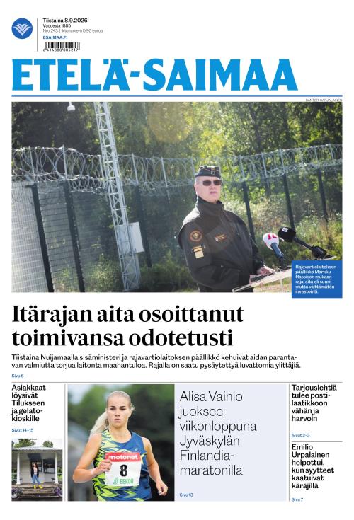 Etelä-Saimaa 8.9.2026