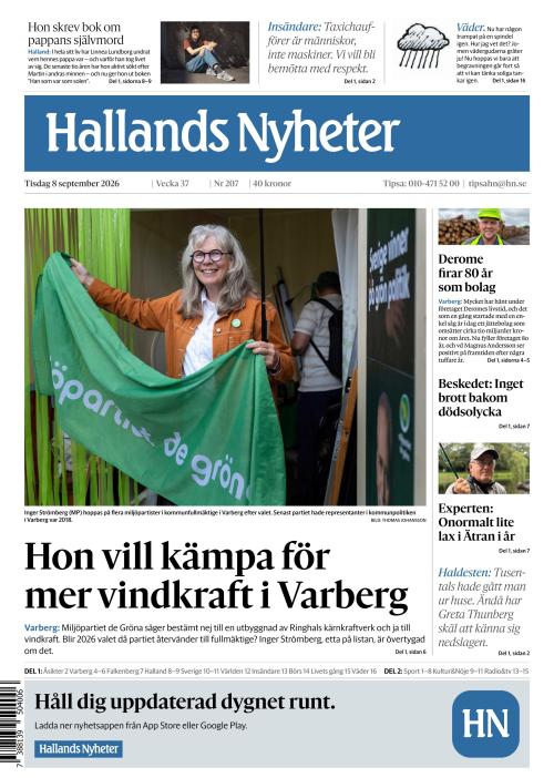 Hallands Nyheter 8.9.2026