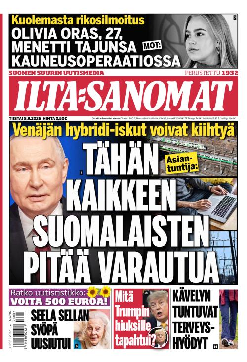 Ilta-Sanomat 8.9.2026