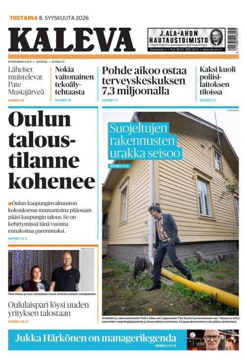 Kaleva 8.9.2026