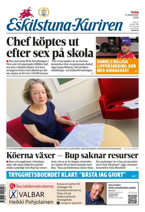 Eskilstuna-Kuriren 8.9.2026