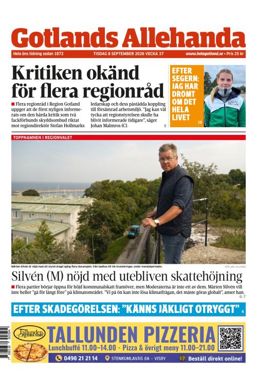 Gotlands Allehanda 8.9.2026