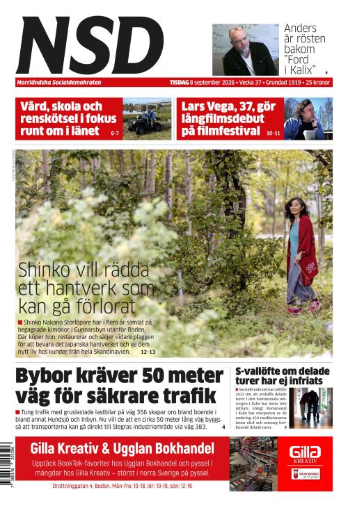 Norrländska Socialdemokraten 8.9.2026