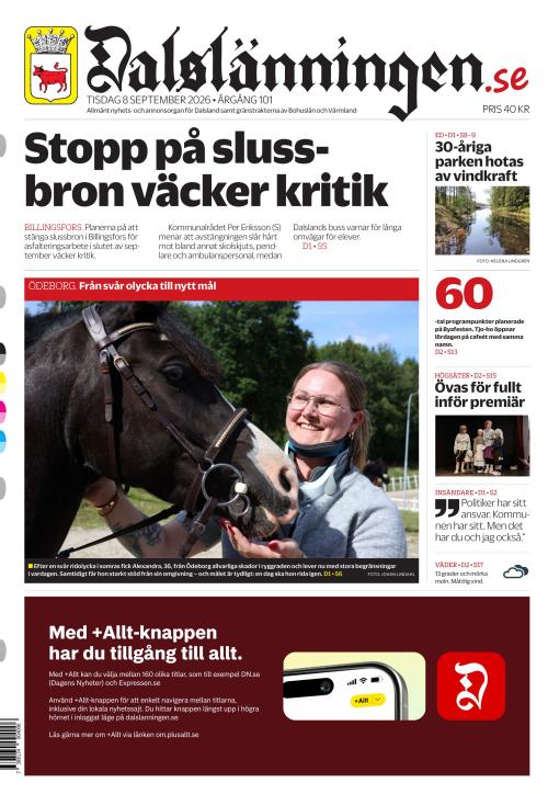 Dalslänningen 8.9.2026