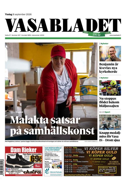 Vasabladet 8.9.2026