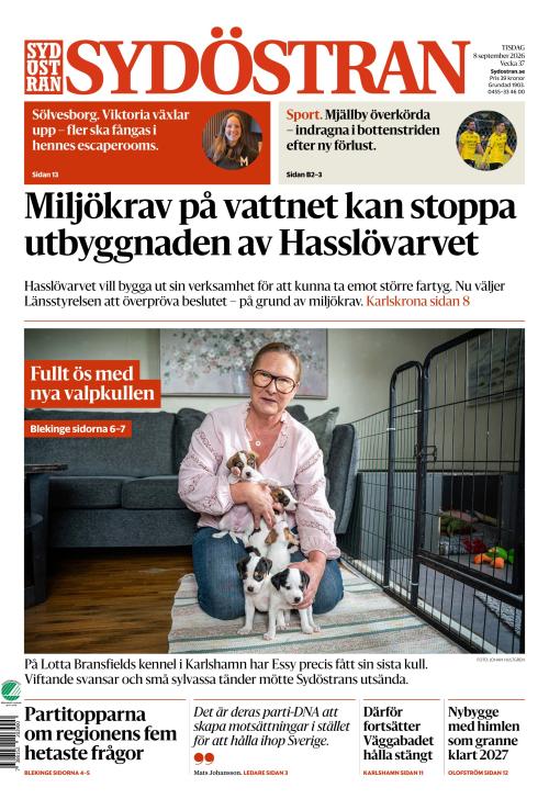 Sydöstran 8.9.2026