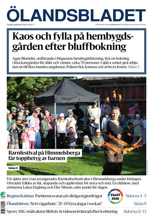 Ölandsbladet 8.9.2026