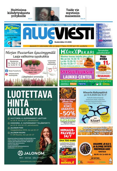Alueviesti 9.9.2026
