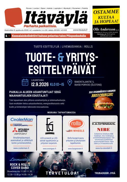 Itäväylä 9.9.2026
