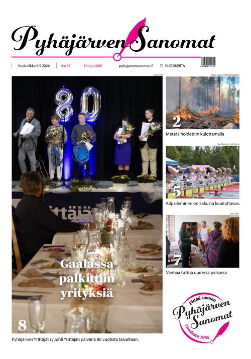 Pyhäjärven Sanomat 9.9.2026