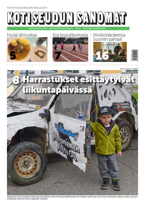 Kotiseudun Sanomat 9.9.2026