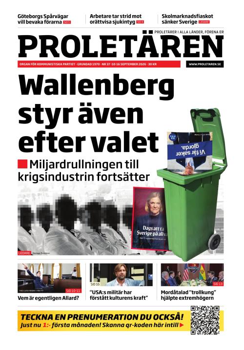 Proletären 10.9.2026