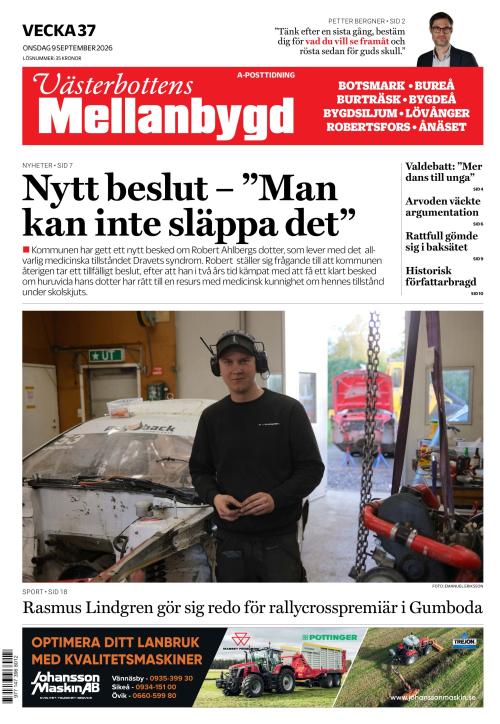 Västerbottens Mellanbygd 9.9.2026