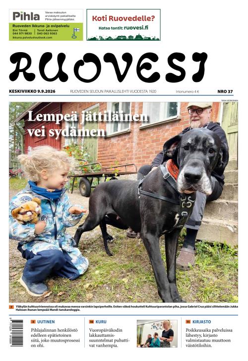 Ruovesi-lehti 9.9.2026