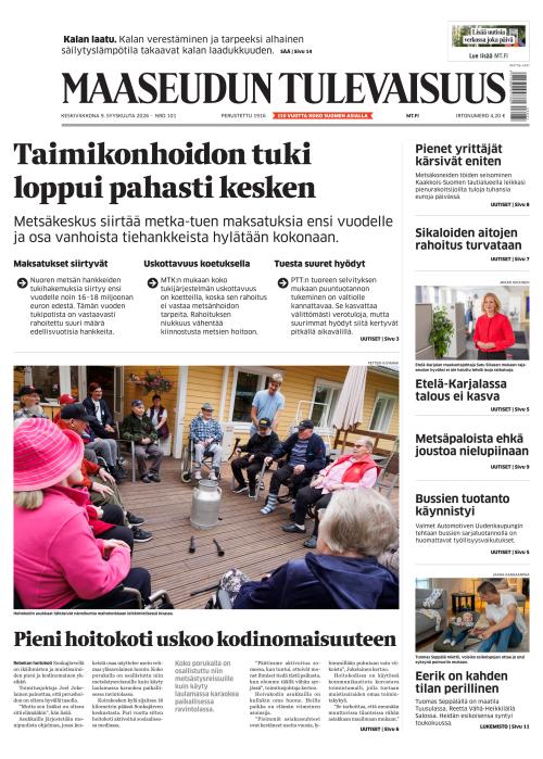 Maaseudun Tulevaisuus 9.9.2026