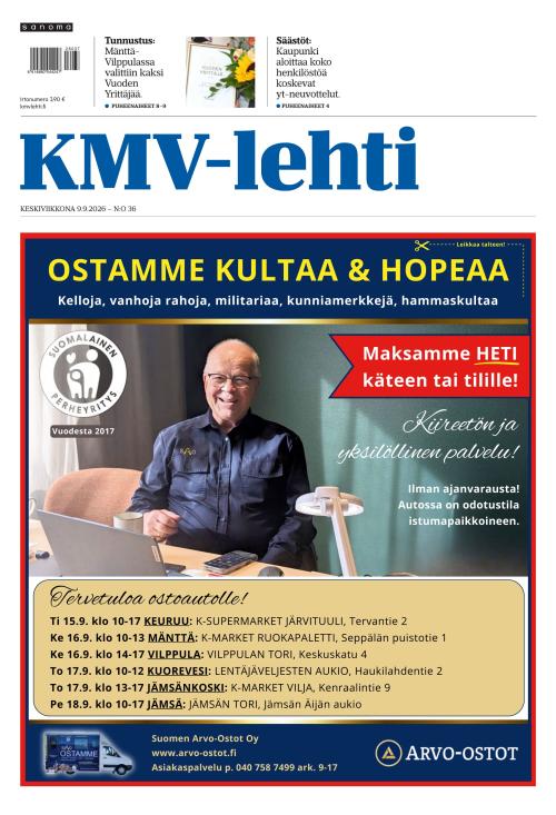 KMV-lehti 9.9.2026