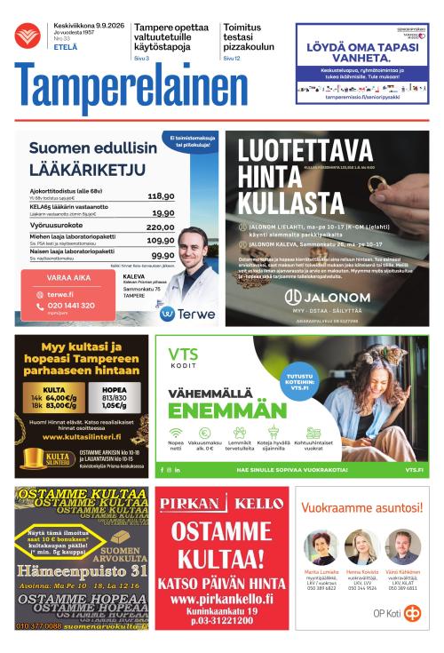 Tamperelainen 9.9.2026